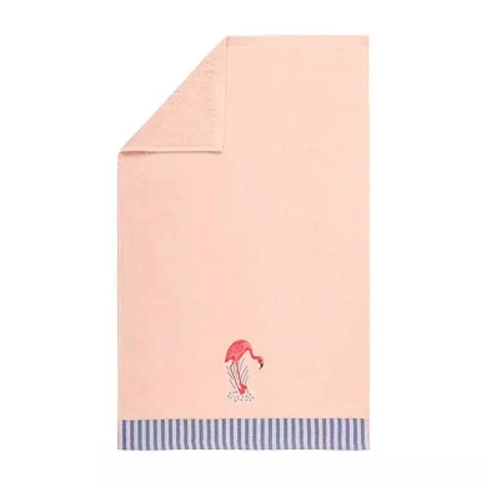 Celebrate Together Summer Flamingo 100% Cotton Hand Towel 16